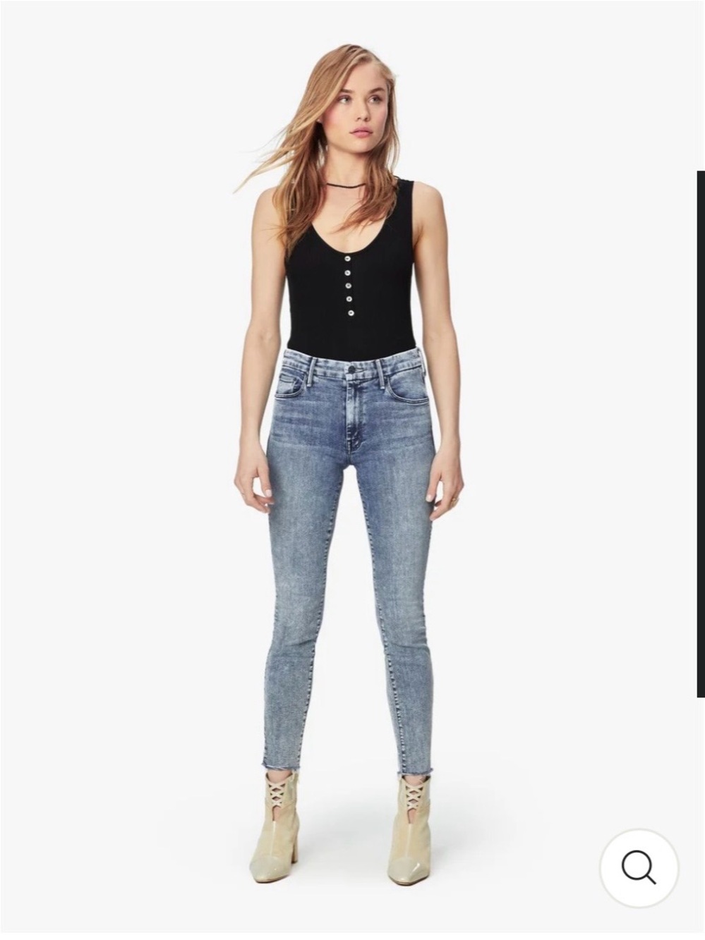 The looker sacred slit, mother denim
